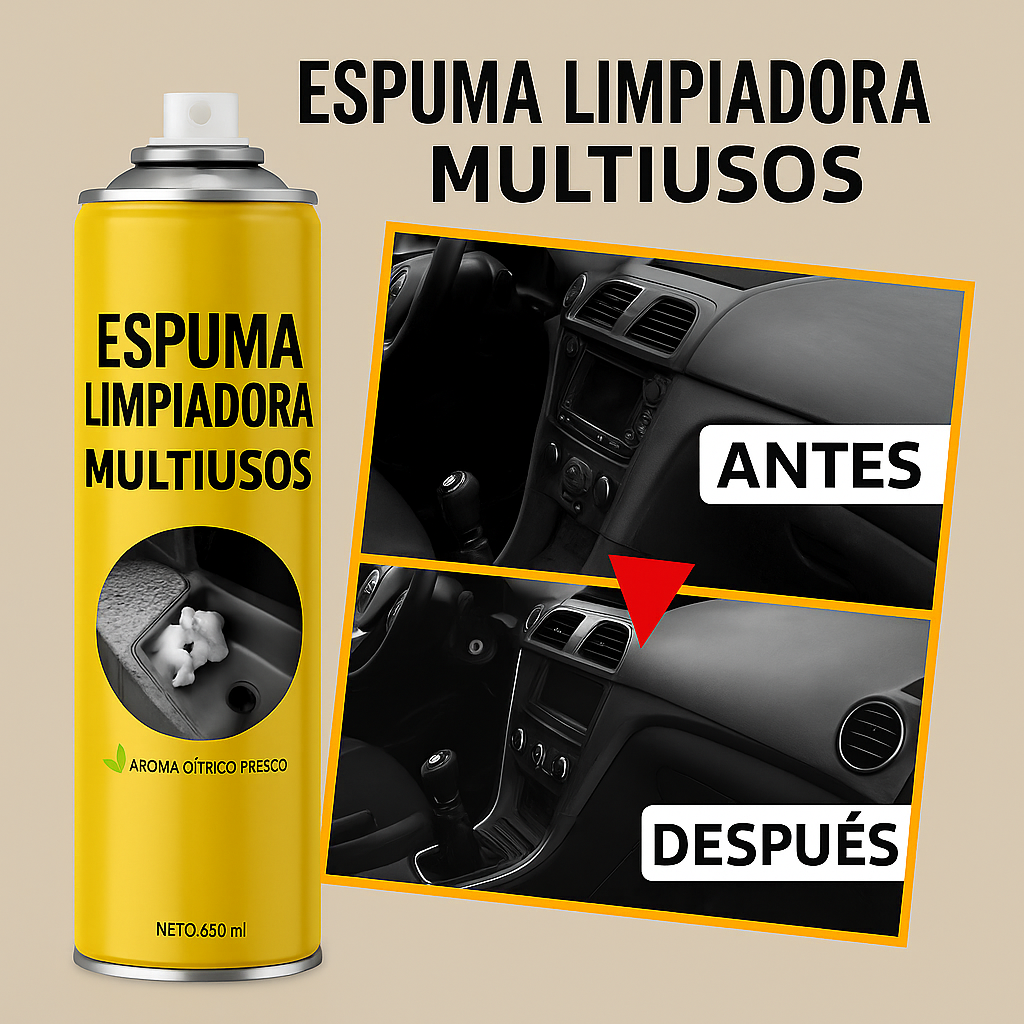 2X1 Espuma Foam Cleaner + Guía De Uso Exclusiva De Regalo