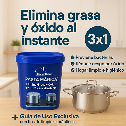 3X1 Pasta Mágica Multiusos + Guia De Uso Exclusiva De Regalo