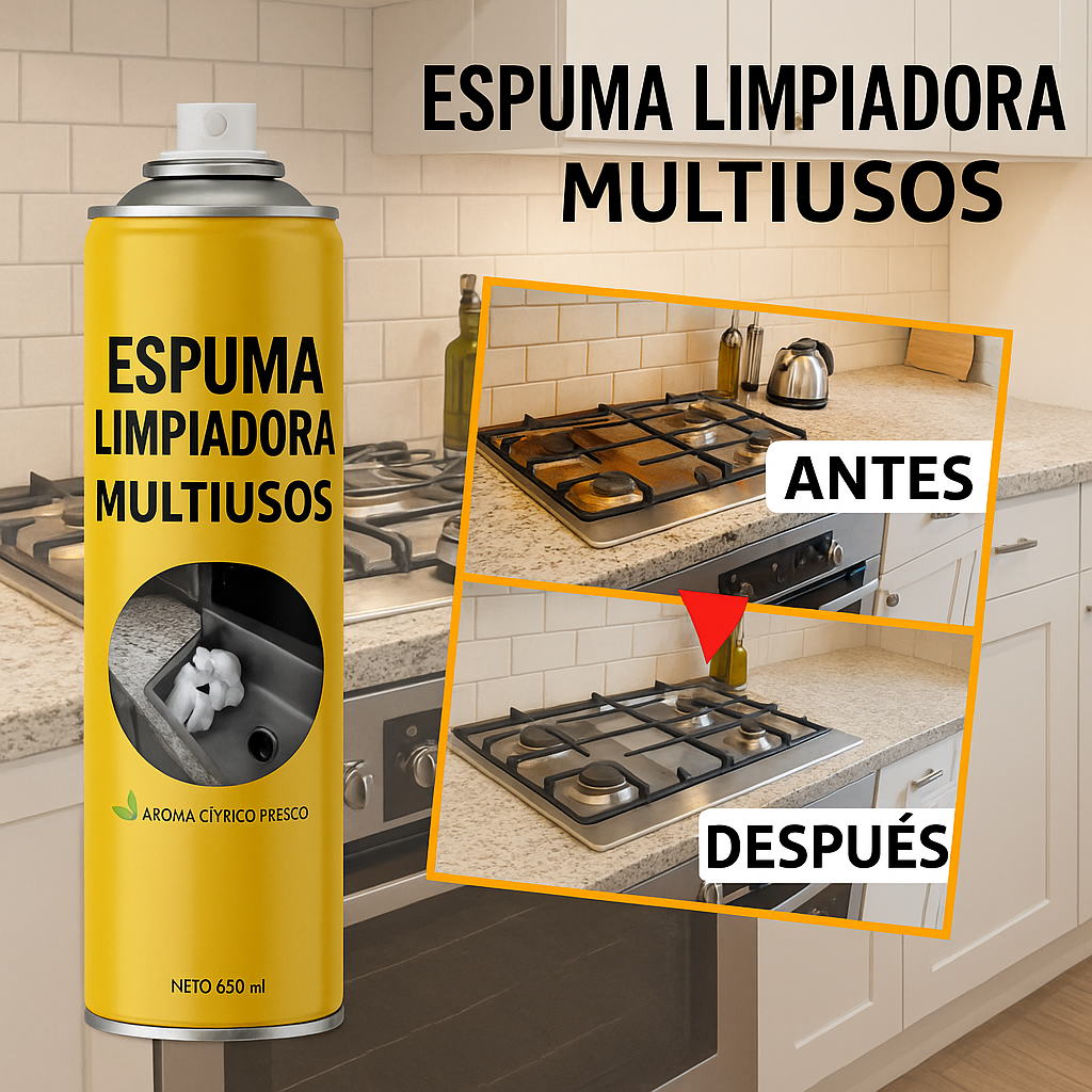 🚨OFERTA🚨 2X1 Espuma Limpiadora +2 Polvos Destapadores Y Ebook De Regalo