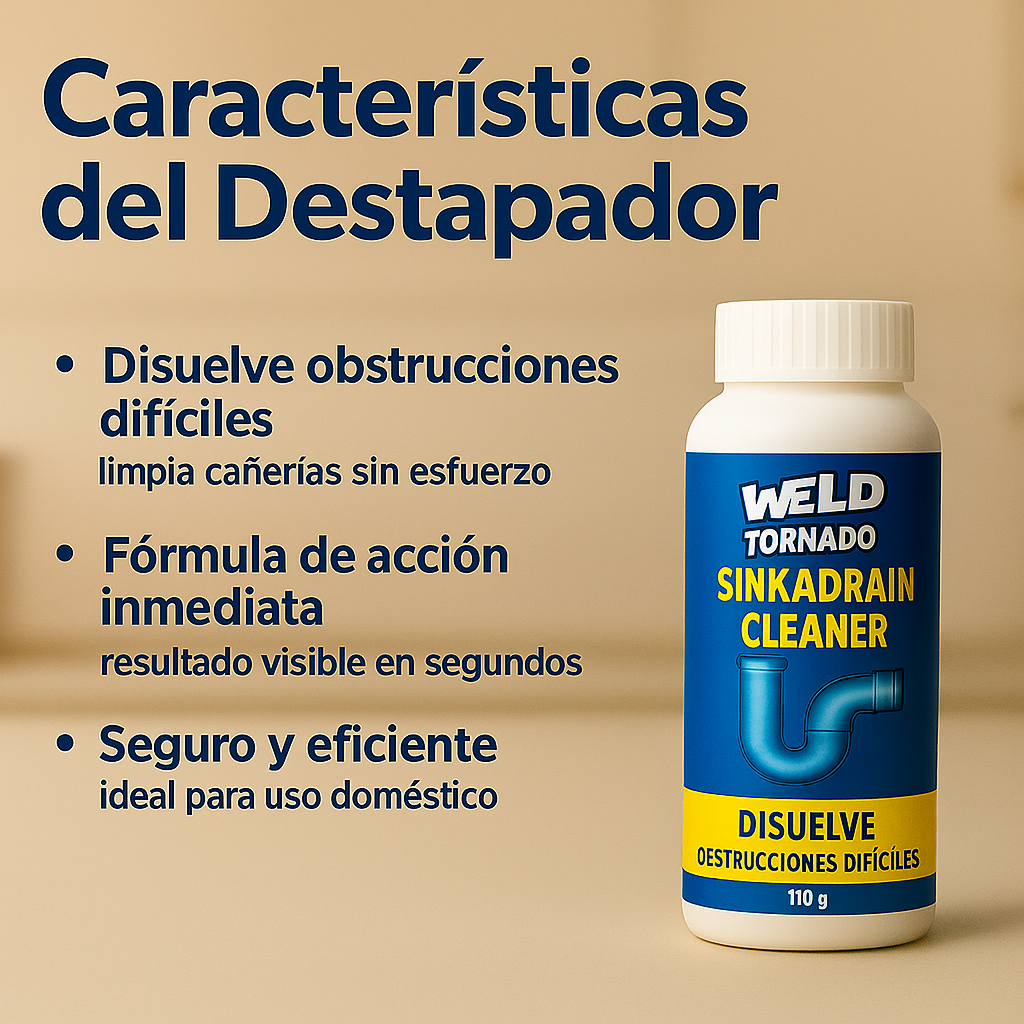 3X1 Polvo Destapador Potente + Guia De Uso Exclusiva De Regalo