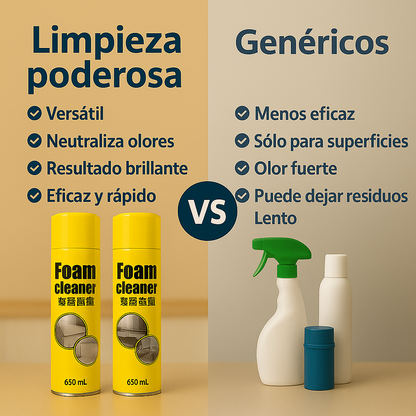 2X1 Espuma Foam Cleaner + Guía De Uso Exclusiva De Regalo